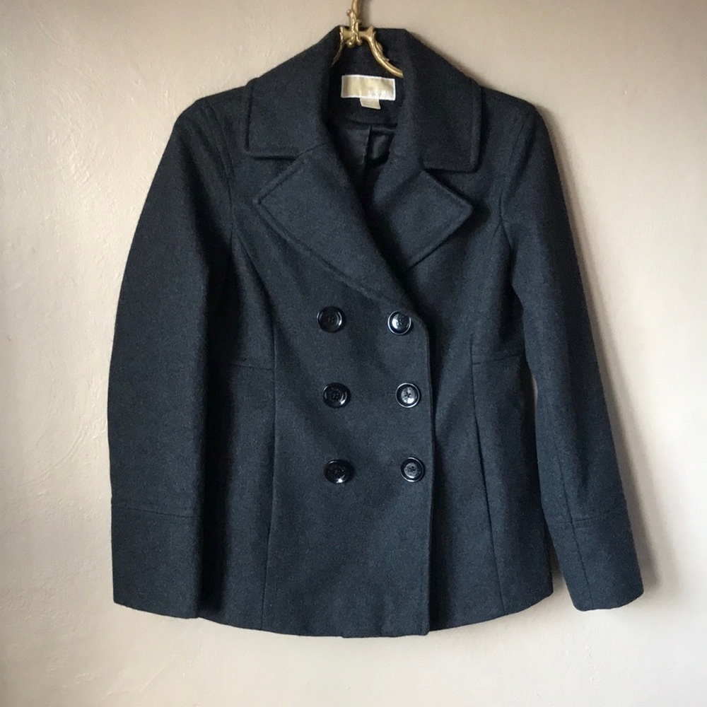 Michael Kors Double Breasted Pea Coat Size Small